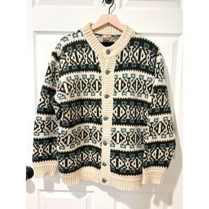 VTG Runox Scandia Strik Pure New Wool Danish Scandinavian Sweater Nordic M L